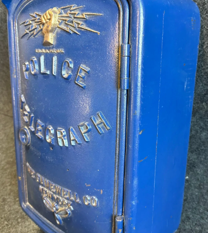 Cast Iron Gamewell Police Telegraph Call Box