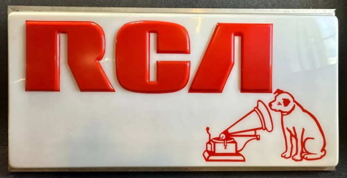 RCA 6′ Double Sided Plastic Lighted Embossed Sign