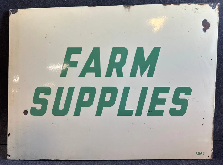Farm Supplies SSP Sign