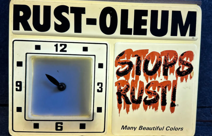 Rust-Oleum Stops Rust Plastic Lighted Clock