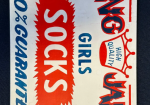 King James Socks DST Rack Topper Sign