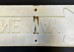 One Way Embossed Heavy Stamped Steel Sign