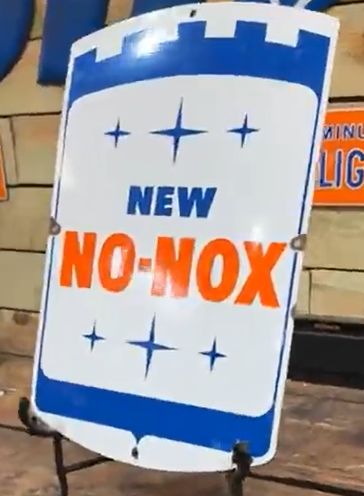 Gulf Gasoline New No-Nox SSP Pump Plate