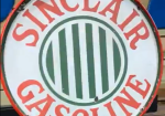 Sinclair Gasoline Jail Bar DSP 24 Inch Sign