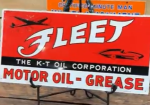 Fleet Motor Oil Grease SST Sign