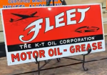 Fleet Motor Oil Grease SST Sign