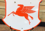 Mobil Gasoline Pegasus SSP Tanker Plate