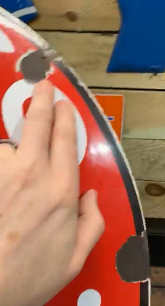 Texaco Motor Oil Black T SSP Convex 25 Inch Foreign Sign