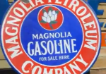 Magnolia Petroleum Company DSP 30 Inch Gasoline Sign