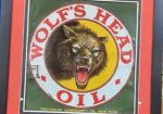 Wolf’s Head Oil SST Sign Framed