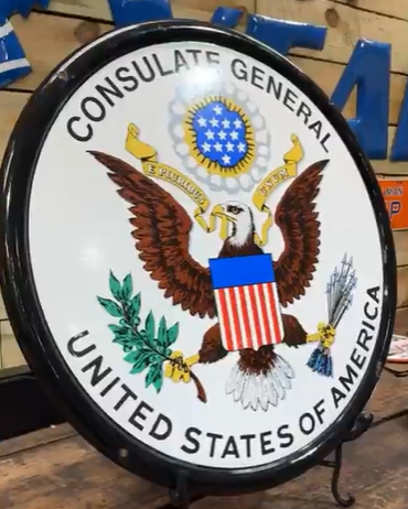 Consulate General United States of America SSP 23″ Sign