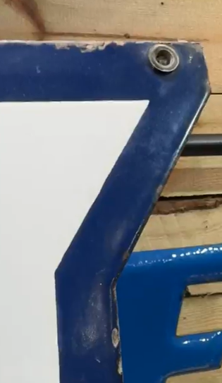 Mobiloil with Pegasus SSP 39 Inch Shield Sign