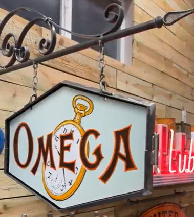 Omega Watches DSP Sign with Bracket