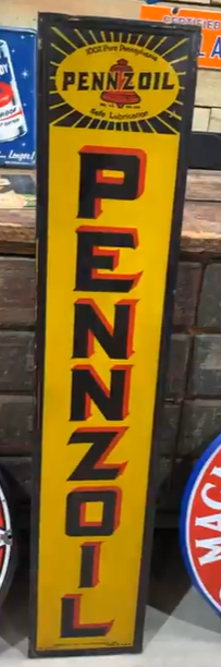 Pennzoil Starburst SST Vertical Sign