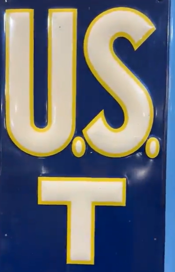 U.S. Tires SST Embossed Vertical Sign