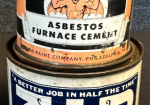Zip Grinding Compound & Pecora Asbestos Furnace Cement Tin Cans