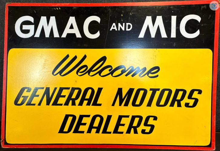 GMAC & MIC Welcome General Motors Dealers Masonite Sign