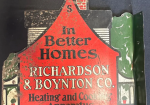Richardson & Boynton In Better Homes Heating & Cooking Apparatus DST Die Cut Flange