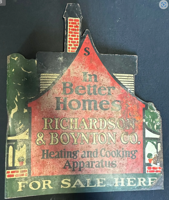 Richardson & Boynton In Better Homes Heating & Cooking Apparatus DST Die Cut Flange