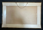Budweiser Cardboard Sign “Custer’s Last Fight” Dated 1952 Store Display