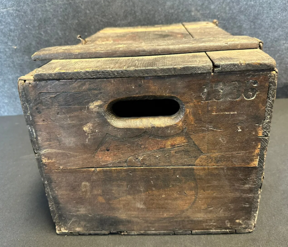 Hyde Park Pre-Prohibition Beer Advertising Wood Shipping Crate