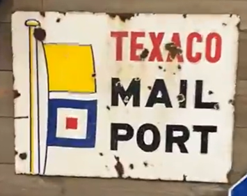 Texaco Mail Port SSP Marina Sign