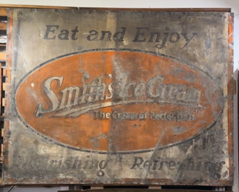 Smith’s Ice Cream Eat and Enjoy Nourishing Refreshing SST Sign