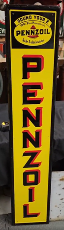 Pennzoil Safe Lubrication Sound Your Z SST Vertical Sign