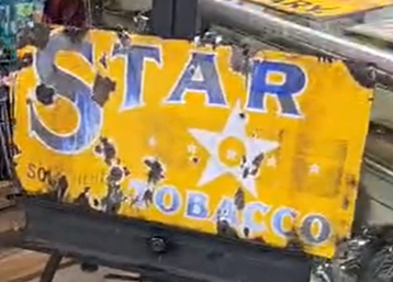 Star Tobacco Sold Here SSP Sign