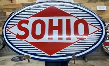 Sohio Transition Version SSP Oval Sign