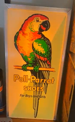 Poll-Parrot Shoes for Boys and Girls Plastic Light Up Sign