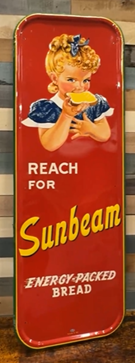Reach for Sunbeam Energy-Packed Bread Vertical SST Sign