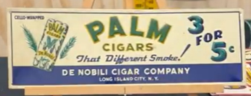 Palm Cigars That Different Smoke Long Island City NY SST Embossed Sign