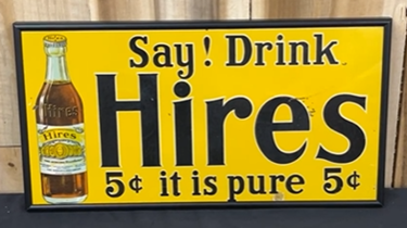 Say Drink Hires 5 Cents It Is Pure SST Sign