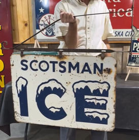 Scotsman ICE DST Sign and Bracket