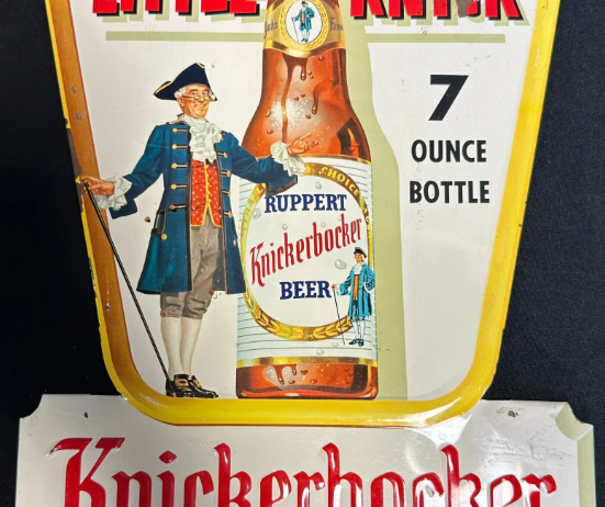 Knickerbocker Beer TOC Embossed Sign