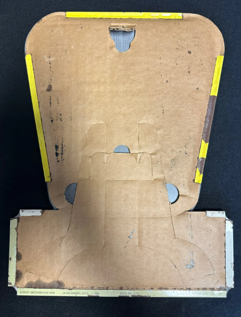 Knickerbocker Beer TOC Embossed Sign