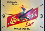Leinenkugel’s Beer Advertising Plastic Lighted Advertising Bar Clock
