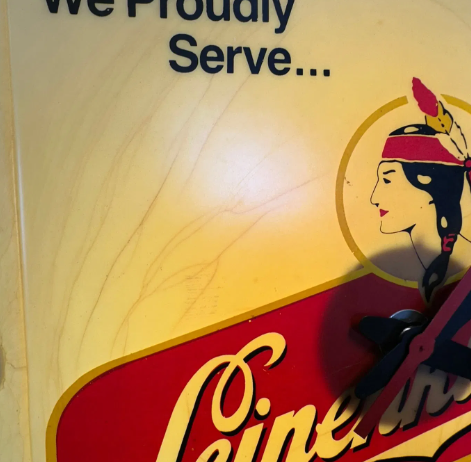 Leinenkugel’s Beer Advertising Plastic Lighted Advertising Bar Clock