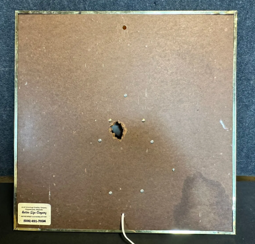 Leinenkugel’s Beer Advertising Plastic Lighted Advertising Bar Clock