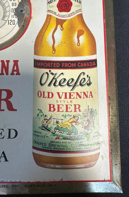 O’Keefe’s Old Vienna Style Beer TOC Sign