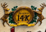 Hudepohl Beer Double-Sided Hanging Light-Up Sign