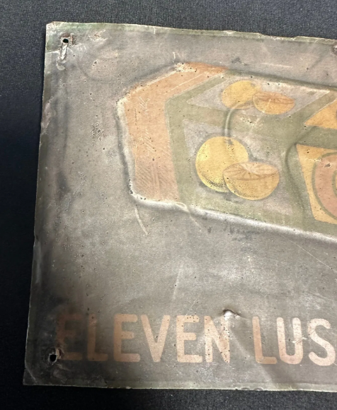 Charms Embossed Citrus Candy SST Sign