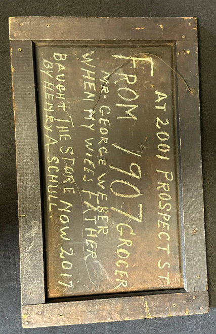 We Sell Egg-O-See SST Lithograph Wood Grain Sign