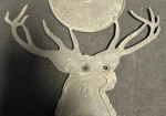 BPOE Benevolent and Protective Order of the Elks Solid Brass Figural Plaque