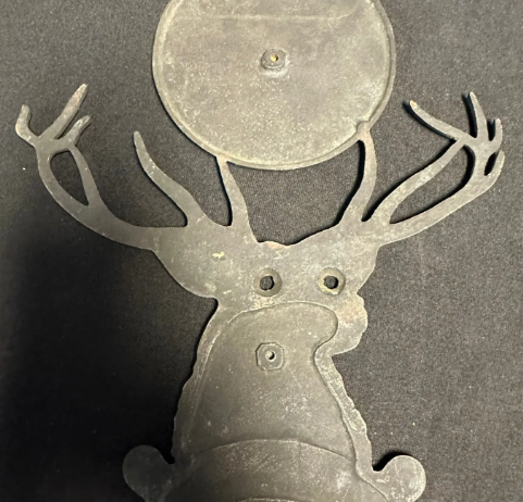BPOE Benevolent and Protective Order of the Elks Solid Brass Figural Plaque