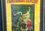 The New Hoffman House Cigar 5 Cents Tobacco Paper Sign Framed