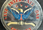 Gulf Interstate Gas Company Aluminum 14″ Round Sign