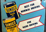 Sunoco Motor Oil DST 1948 Hanging Sign