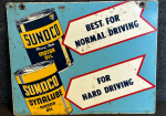 Sunoco Motor Oil DST 1948 Hanging Sign